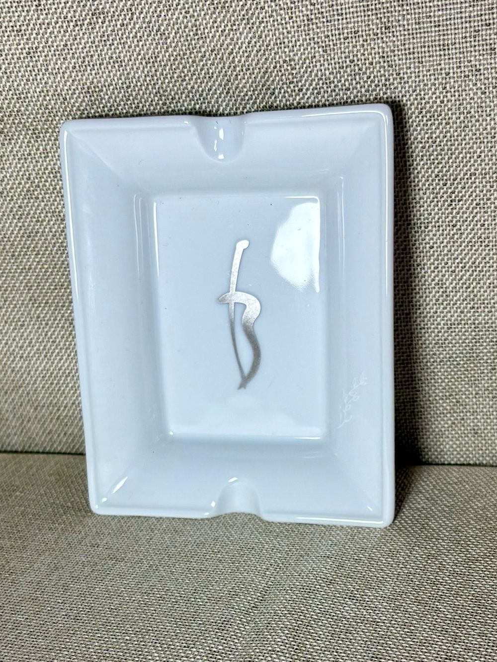 Vintage Royal Limoges Hotel Fouquet’s Barrière Paris Porcelain Ashtray